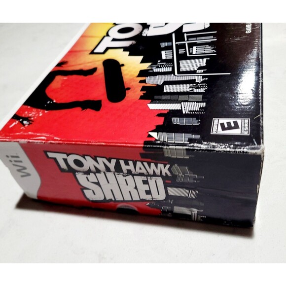 Wii Tony Hawk Shred Skateboard Bundle Game Dongle Wireless Board Controller NEW - Picture 4 of 12